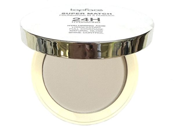 Kompakt kirşan TopFace Super Match 01 Light Porcelian 10 q