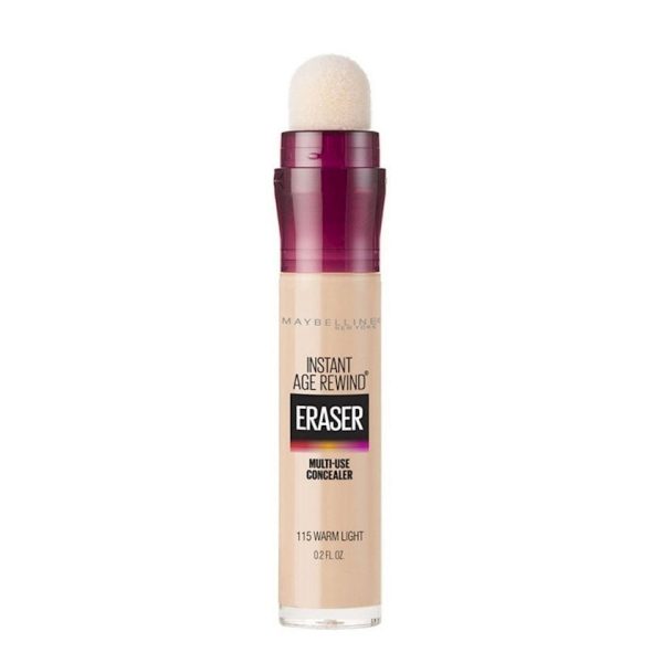 Konsiler Maybelline New York Instant Anti-Age Eraser Multi-Use Concealer 115 Warm Light 6.8 ml