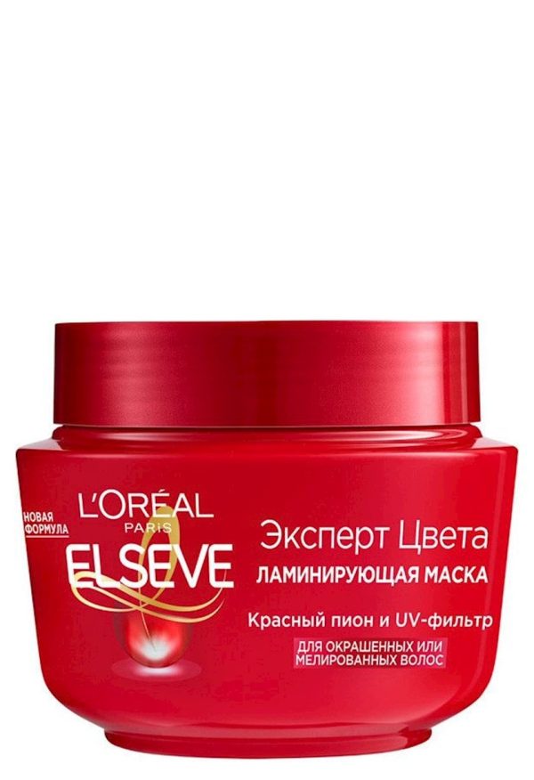 Saç maskası L'Oréal Paris Elseve Rəng və Parıltı boyanmış və refle saçlar üçün 300 ml
