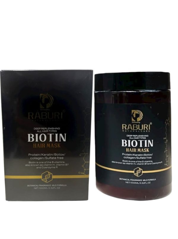 Saç maskası Raburi Biotin Deep Replenishing 1000 ml