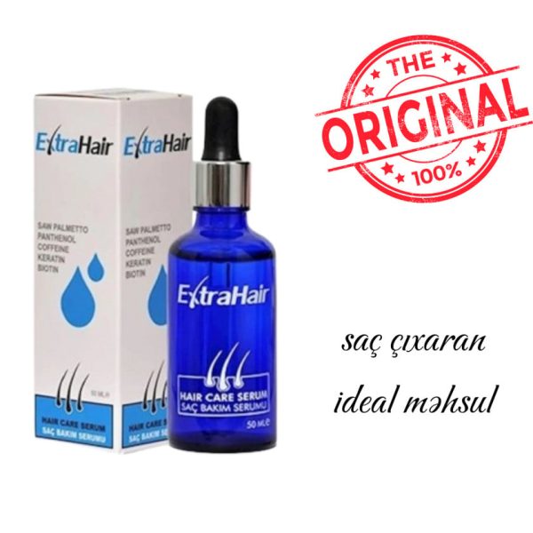 Saç uzadan praktik zərdab Extra Hair, 50 ml