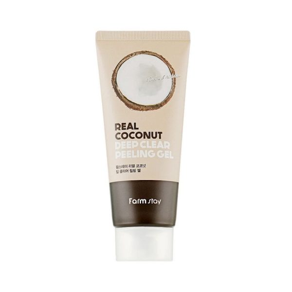 Üz üçün pilinq-gel FarmStay Real Coconut Deep Clear Peeling Gel 100 ml
