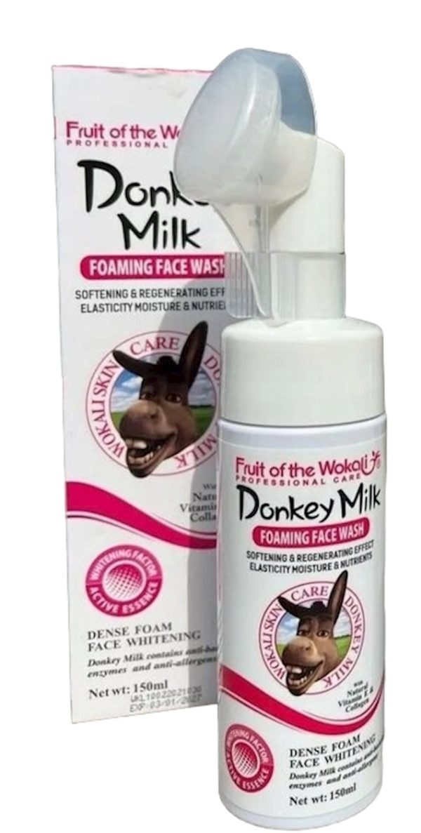 Üz üçün yuyunma köpüyü Donkey Milk 1290 150 ml