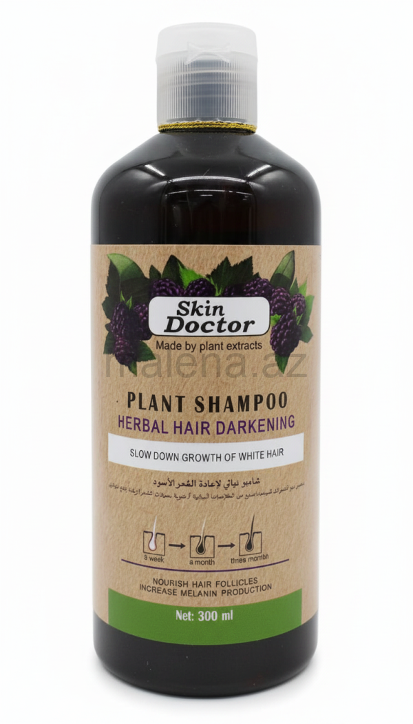 Şampun Skin Doctor Plant Shampoo Herbal Hair Darkening, 300 ml