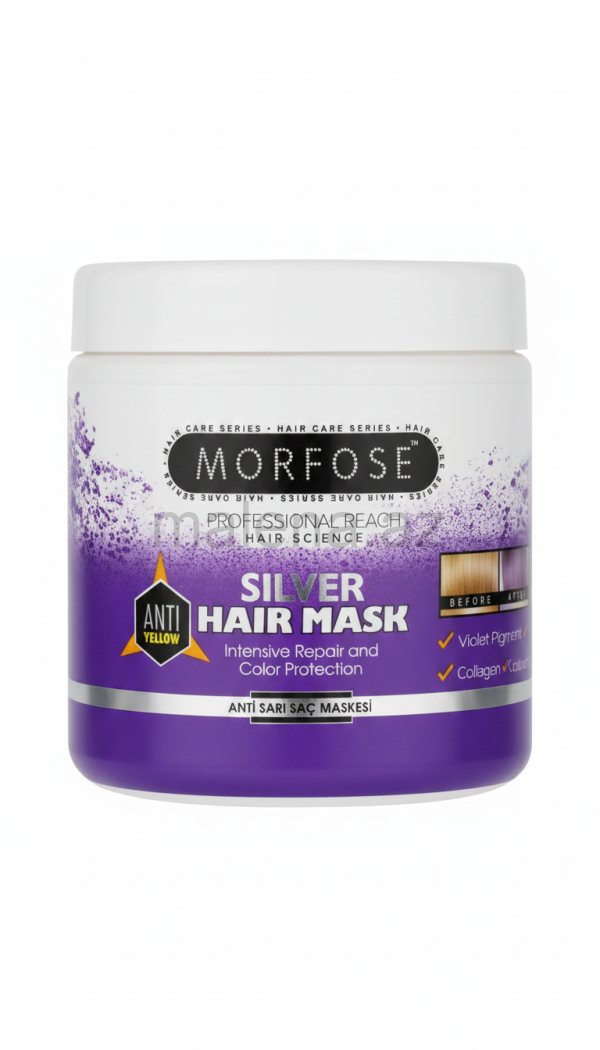 Saç Maskası Morfose Professional Reach Silver Hair Mask, Anti-Yellow