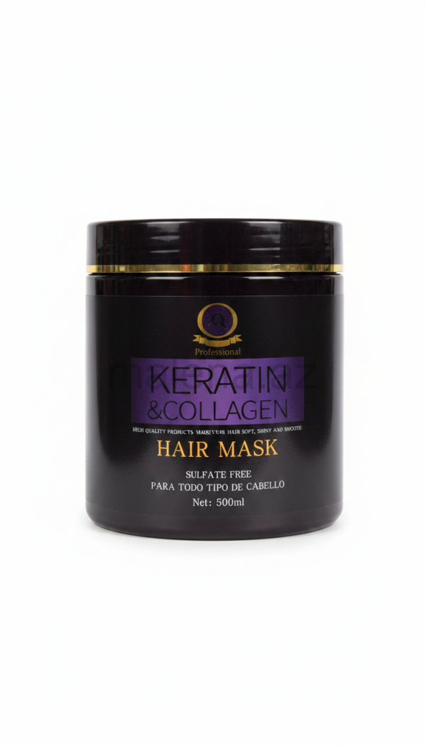 Saç maskası Professional Keratin & Collagen Hair Mask, 500 ml