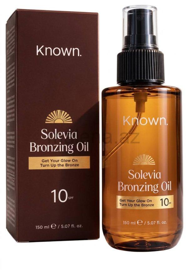 Bürüncləşdirici bədən yağı known. Solevia Bronzing Oil SPF 10, 150 ml