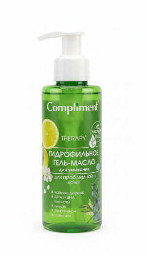 Compliment Therapy Hidrofil Gel-yağ, Üz yuma geli-yağı, Problemli dəri üçün