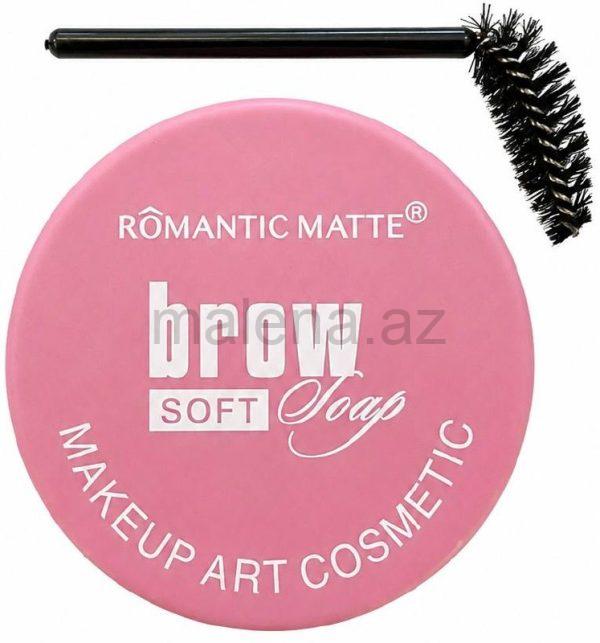 ROMANTIC MATTE® brow SOFT Soap, MAKEUP ART COSMETIC, Qaş bərkidici, yumşaq fiksasiya