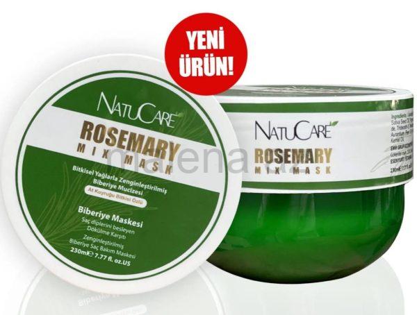 NatuCARE Rosemary Mix Mask Saç maskası, saç tökülməsinə qarşı, 230ml