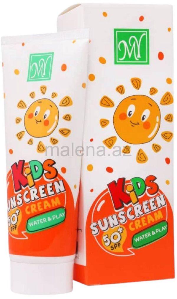 MY Kids Sunscreen Cream 50+ SPF Water & Play, Günəşdən qoruyucu krem