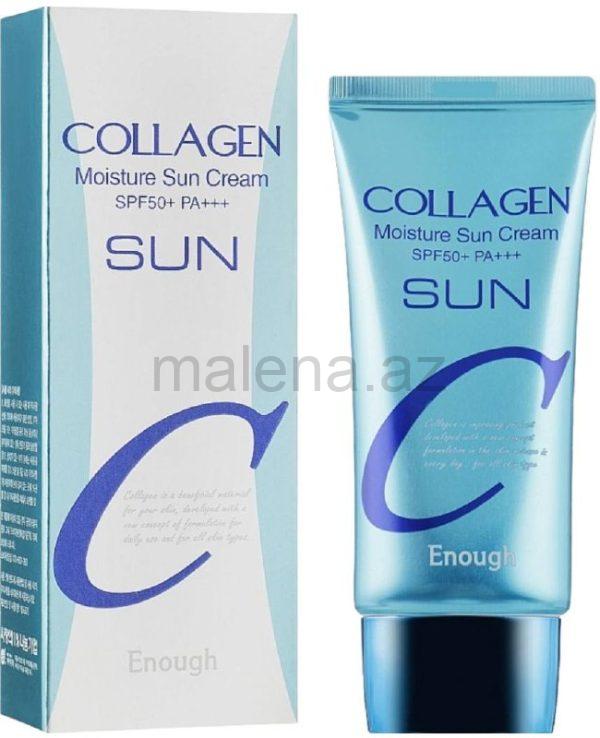 Enough Collagen Moisture Sun Cream SPF50+ PA+++, Nəmləndirici Günəşdən Qoruyucu Krem