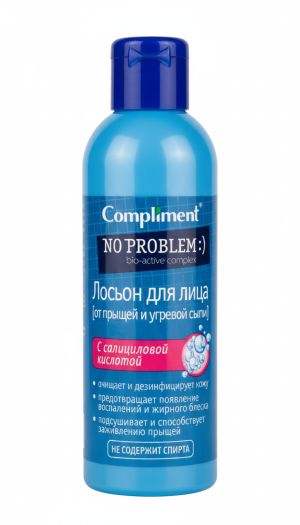 Compliment NO PROBLEM bio-active complex Üz losyonu, 200 ml
