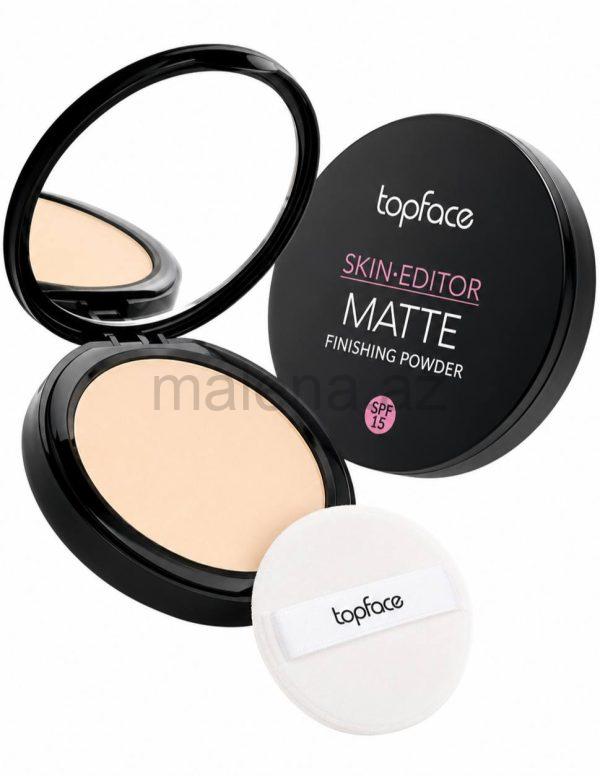 Pudra (Kirşan) Topface SKIN-EDITOR MATTE Finishing Powder, Matlaşdırıcı, SPF 15, 10g